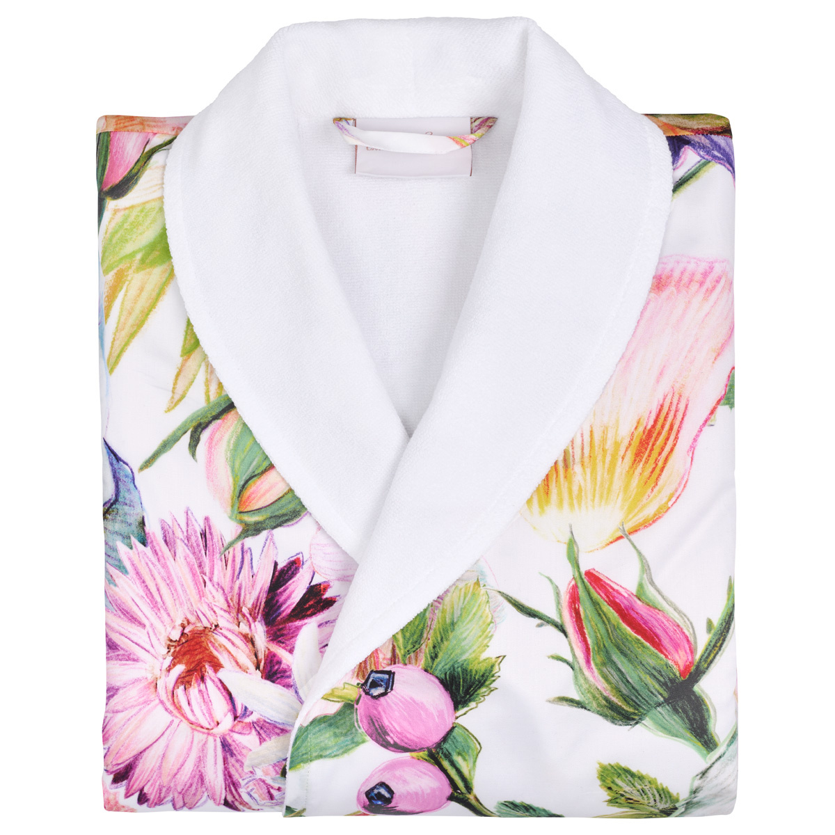 Christian Fischbacher   Edler Haus-Mantel_ Kimono_FIORENZA-mit Frottier Innenfutter