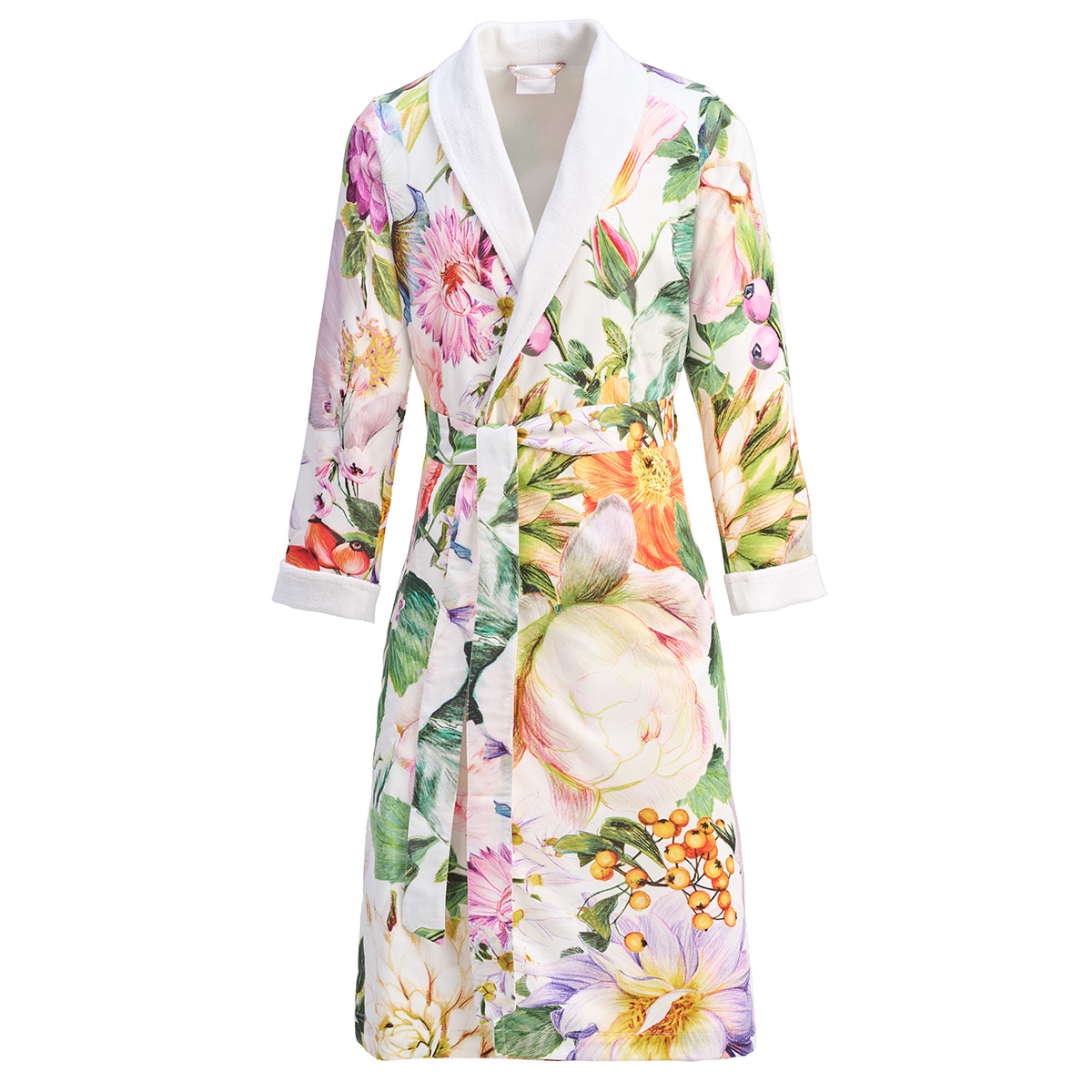Christian Fischbacher   Edler Haus-Mantel_ Kimono_FIORENZA-mit Frottier Innenfutter