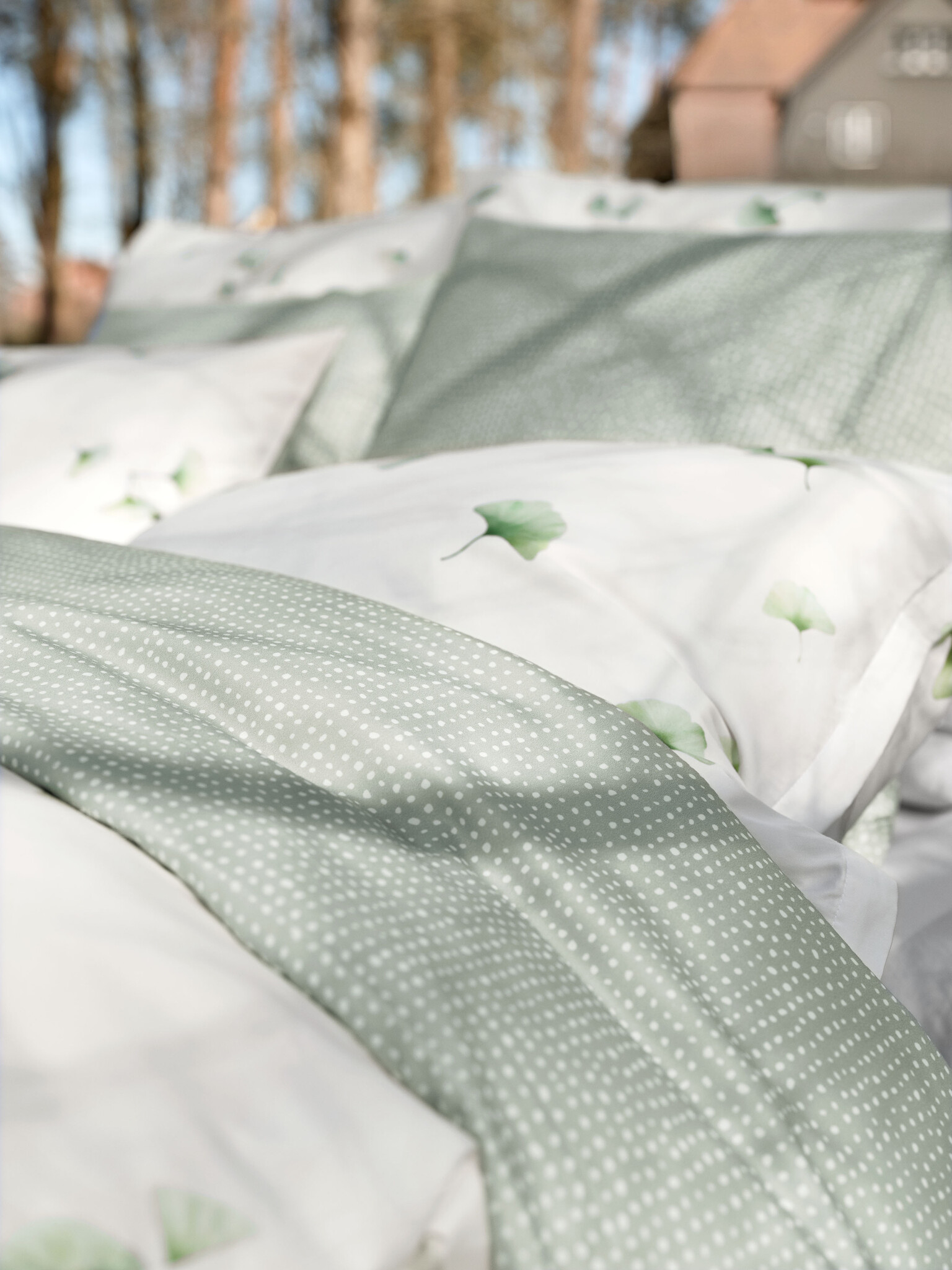 Schlossberg   Schlossberg  ERIN vert - 100% BIO Baumwolle- Satin Organic -