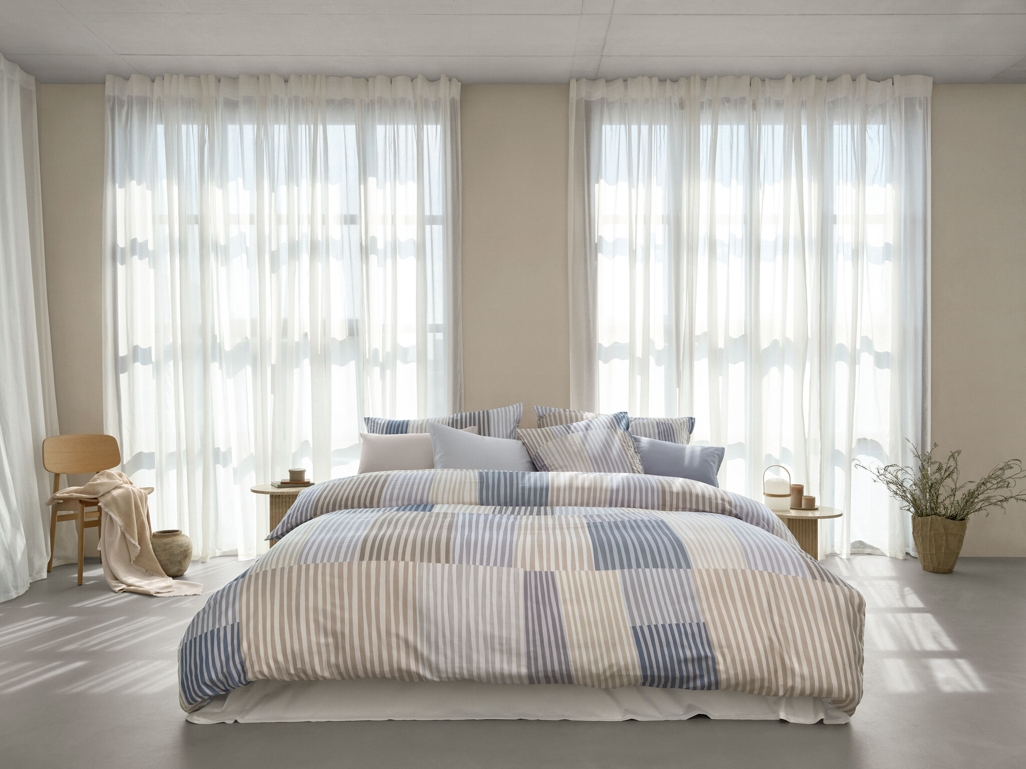 Schlossberg   Schlossberg MELVIN beige Bettwäsche feiner schweizer Satin
