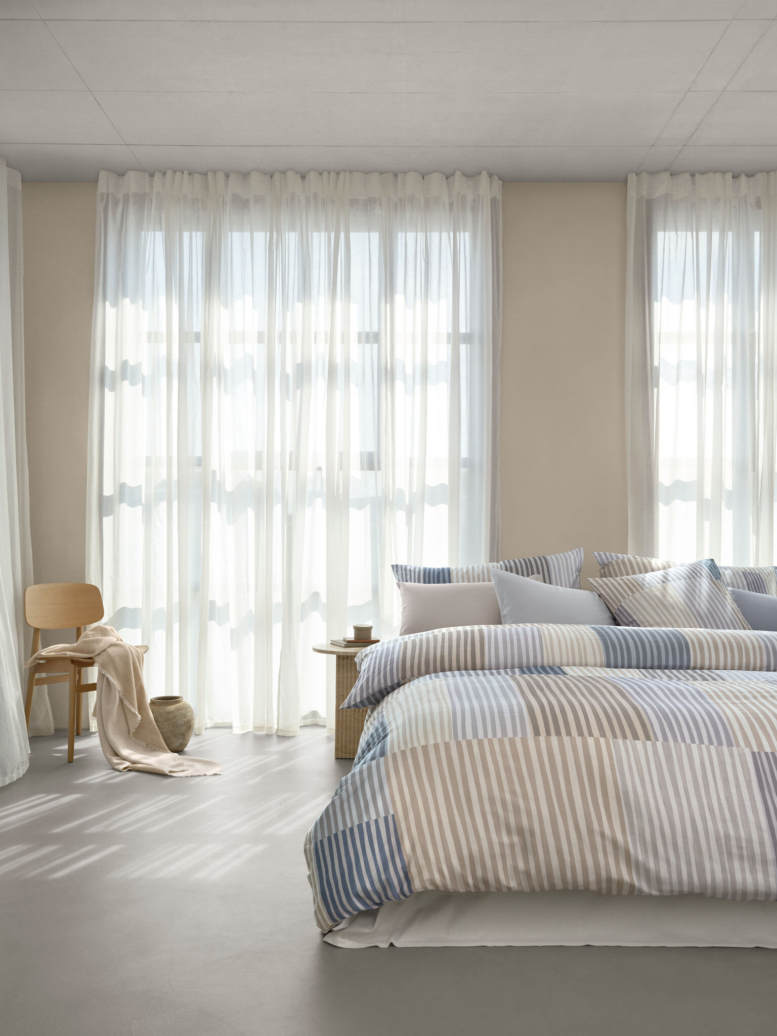 Schlossberg   Schlossberg MELVIN beige Bettwäsche feiner schweizer Satin