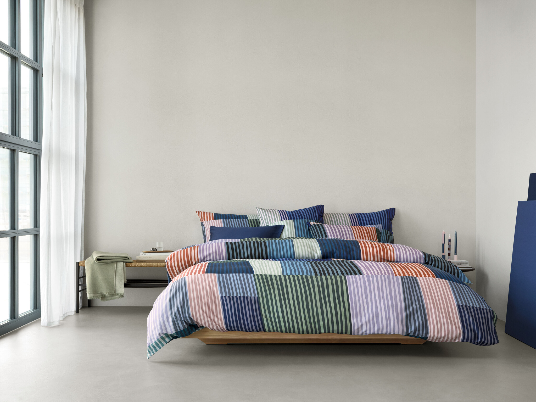 Schlossberg   Schlossberg MELVIN multicolor Bettwäsche feiner schweizer Satin