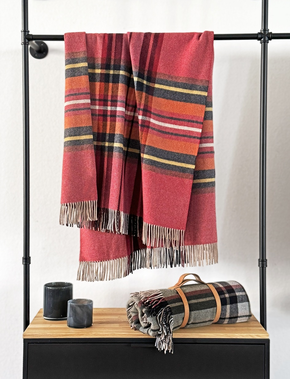Eagle Produkts OXFORD Plaid Karomuster-100% Virgin Wool- 4 Farben