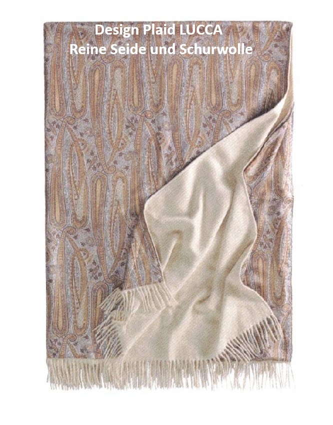 Eagle Produkts Lucca Plaid mit Seidenabfütterung  - Wohnplaid