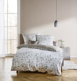  fleuresse – Hochwertige Bettwäsche Fleuresse Interlock Jersey Bettwäsche Modern Elegance J  174574-5 Grün