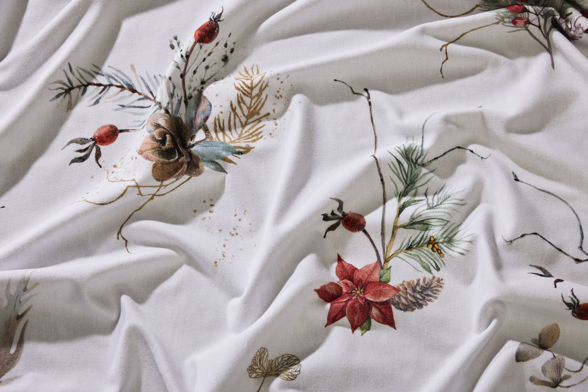 fleuresse – Hochwertige Bettwäsche Fleuresse Valencia Samt-Flanell mit Digitaldruck 584572-9 Bunt