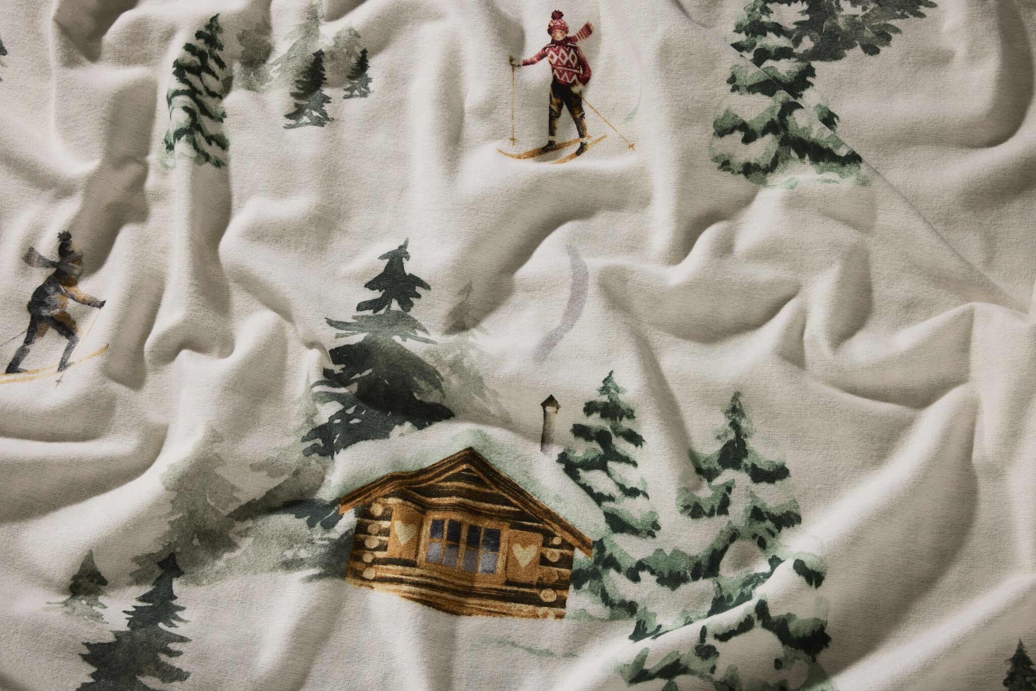 Fleuresse Bettwäsche Fleuresse ASPEN - Feinbiber Bettwäsche Wintermotive