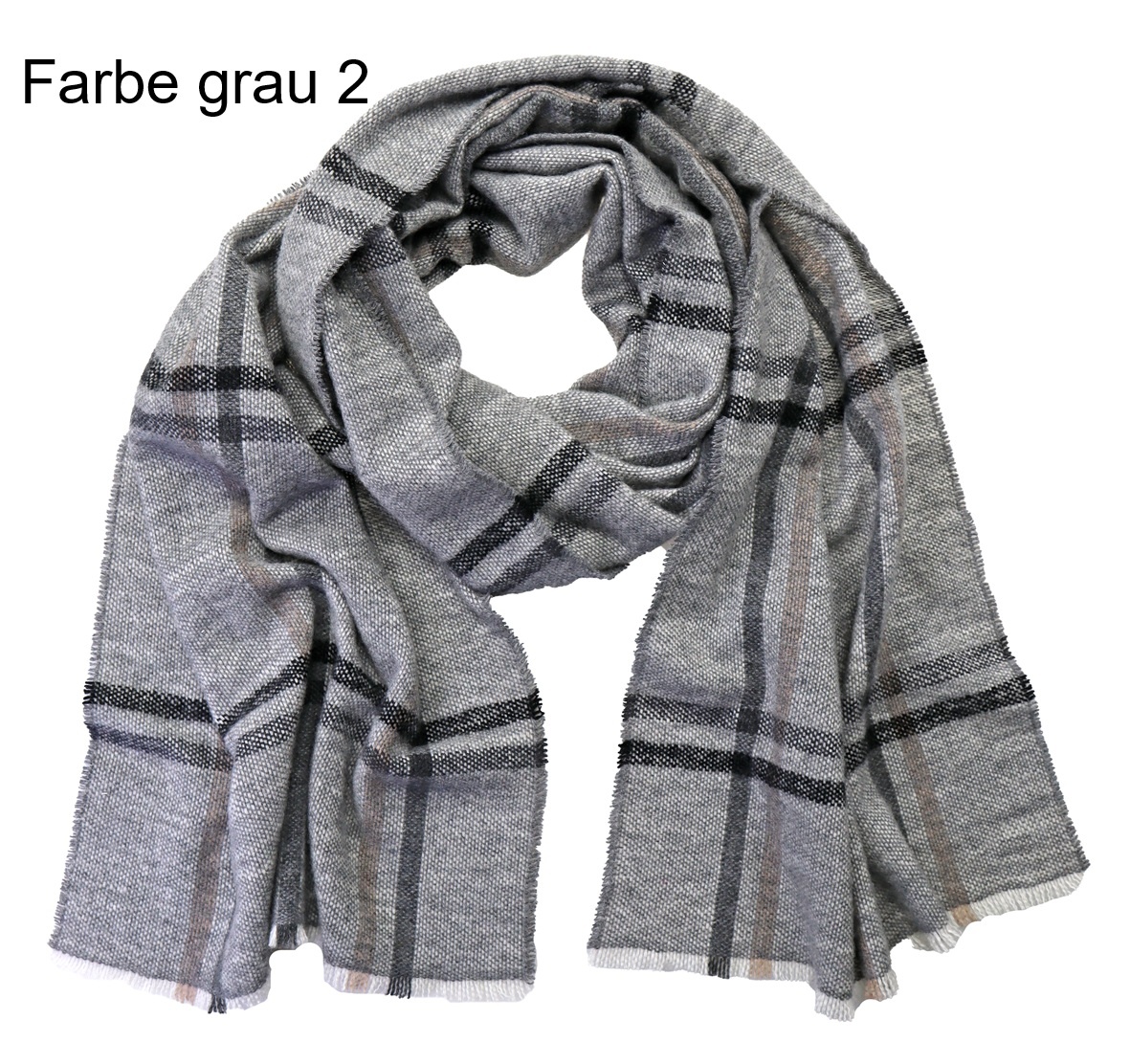 Eagle Produkts Modischer Schal Kaschmir+Merinowolle  gemustert - in 5 Farben lieferbar