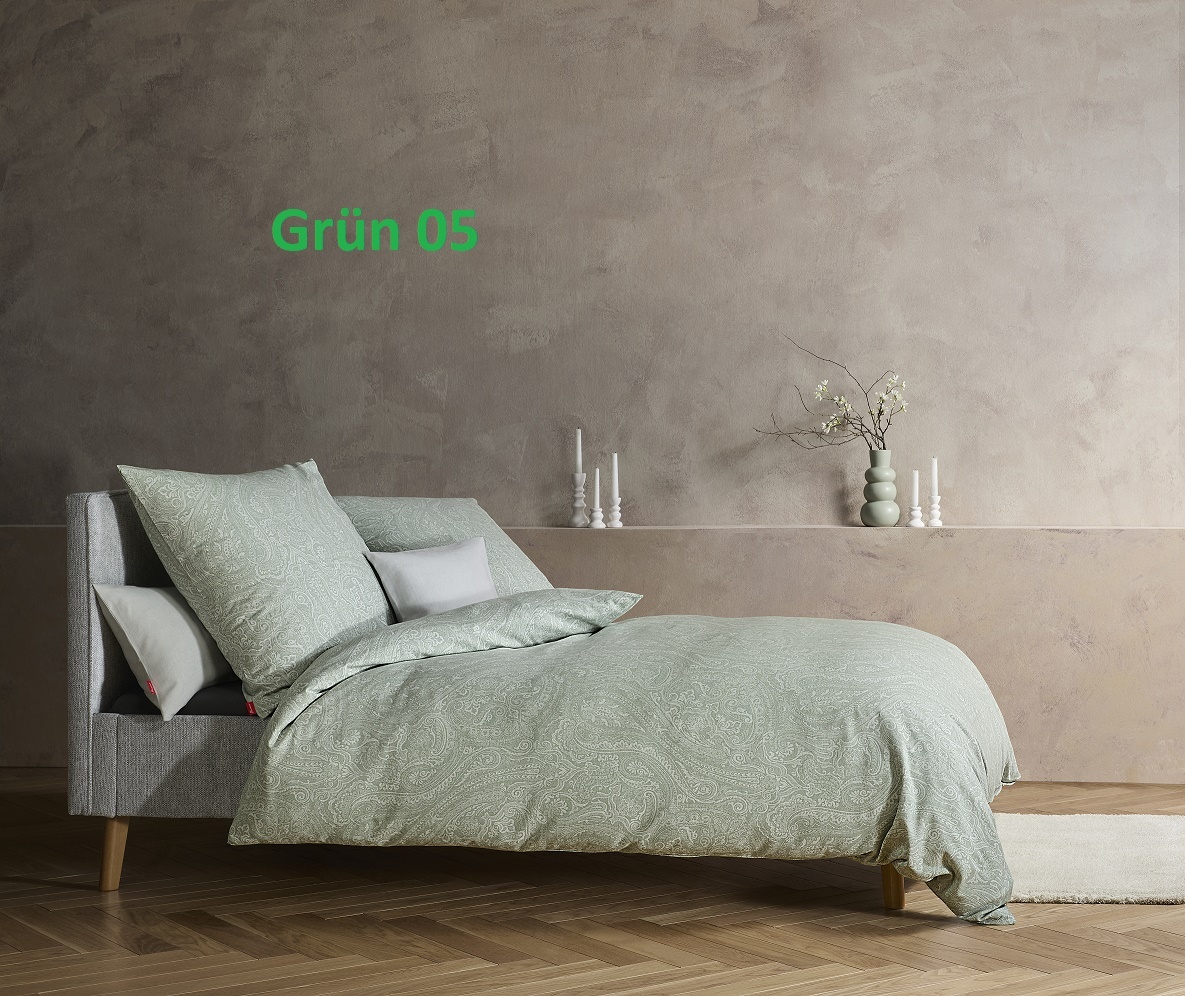 fleuresse – Hochwertige Bettwäsche Fleuresse LECH - Flanell Bettwäsche 603868 -  3 Farben