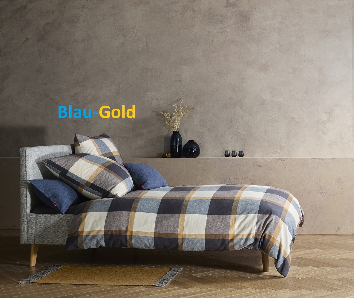 fleuresse – Hochwertige Bettwäsche Fleuresse LECH - Flanell Bettwäsche 604578 - 2 Farben