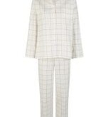 Novila Damen Schlafanzug Flanell Helena 8645 fein karriert  Gr.36-46