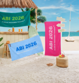 Egeria ABI 2026 Strandtuch Badetuch Liegetuch Abituch bedruckt ABI Abschlussgeschenk