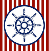 Egeria Strandliegetuch "Rudder""Ruder" Bordeaux  75x150 cm