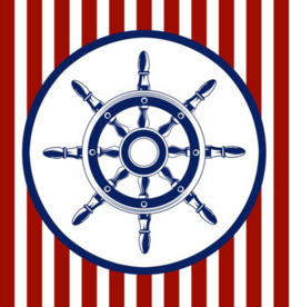 Egeria Strandliegetuch "Rudder""Ruder" Bordeaux  75x150cm -