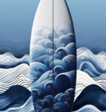 Egeria Strandliegetuch "Scud""Surfbrett" Royal-blue 75x150cm