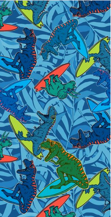 Egeria Egeria Kinderstrandliegetuch "T-Rex" 75x150cm