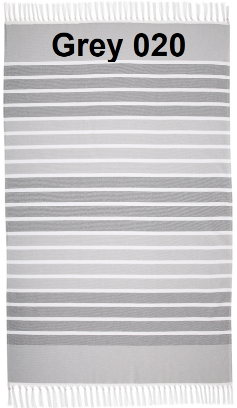 Egeria Egeria Strand-Hamamtuch MAI – Baumwoll-Hamamtuch mit Frottee & Fransen