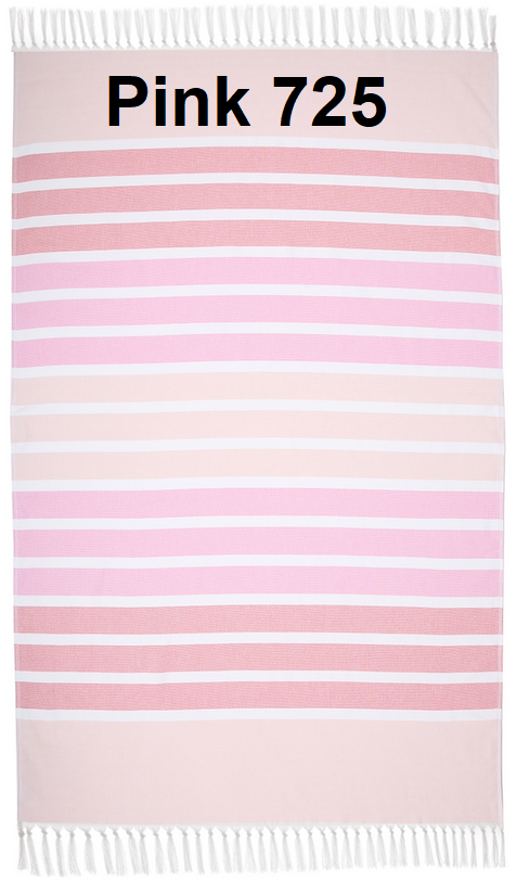 Egeria Egeria Strand-Hamamtuch MAI – Baumwoll-Hamamtuch mit Frottee & Fransen