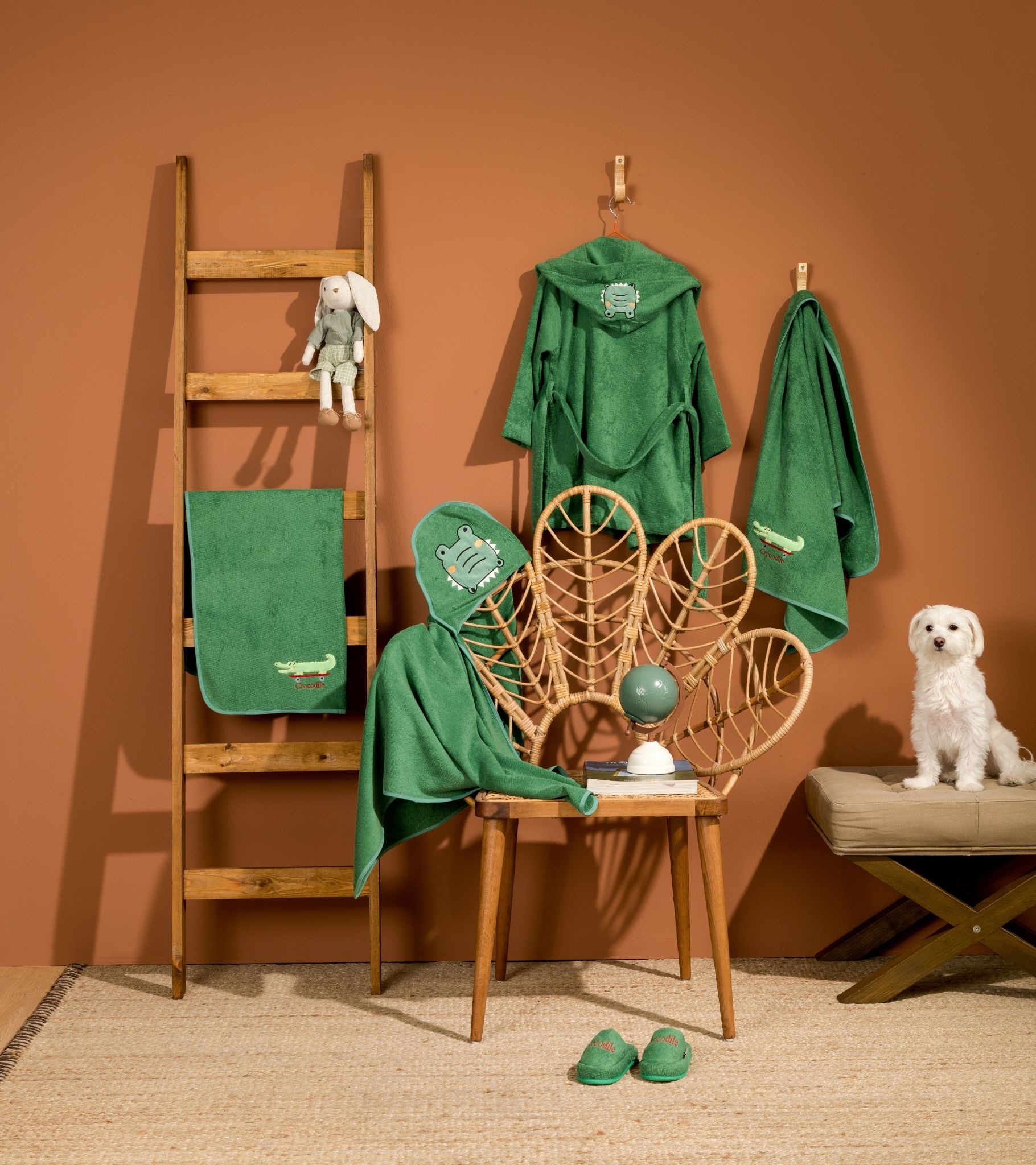 Egeria Egeria Kinder Krokodil Kollektion aus Bio-Baumwolle