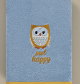 Egeria Egeria Kinder Owl / Eule Kollektion aus 100% Bio-Baumwolle  Gelb und Blau