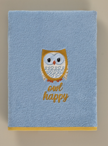 Egeria Egeria Kinder Owl / Eule Kollektion aus 100% Bio-Baumwolle  Gelb und Blau