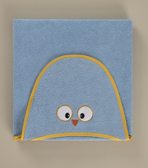 Egeria Egeria Kinder Owl / Eule Kollektion aus 100% Bio-Baumwolle  Gelb und Blau