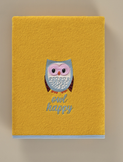 Egeria Egeria Kinder Owl / Eule Kollektion aus 100% Bio-Baumwolle  Gelb und Blau