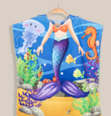 Egeria Egeria Kinder Poncho Meerjungfrau 100%-Biobaumwolle