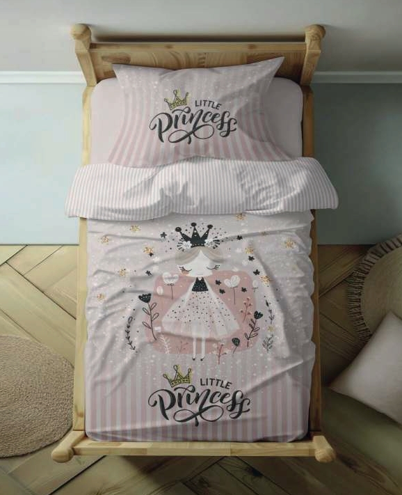 Egeria Egeria Kinder Bettwäsche Princess Mako-Satin 135x200