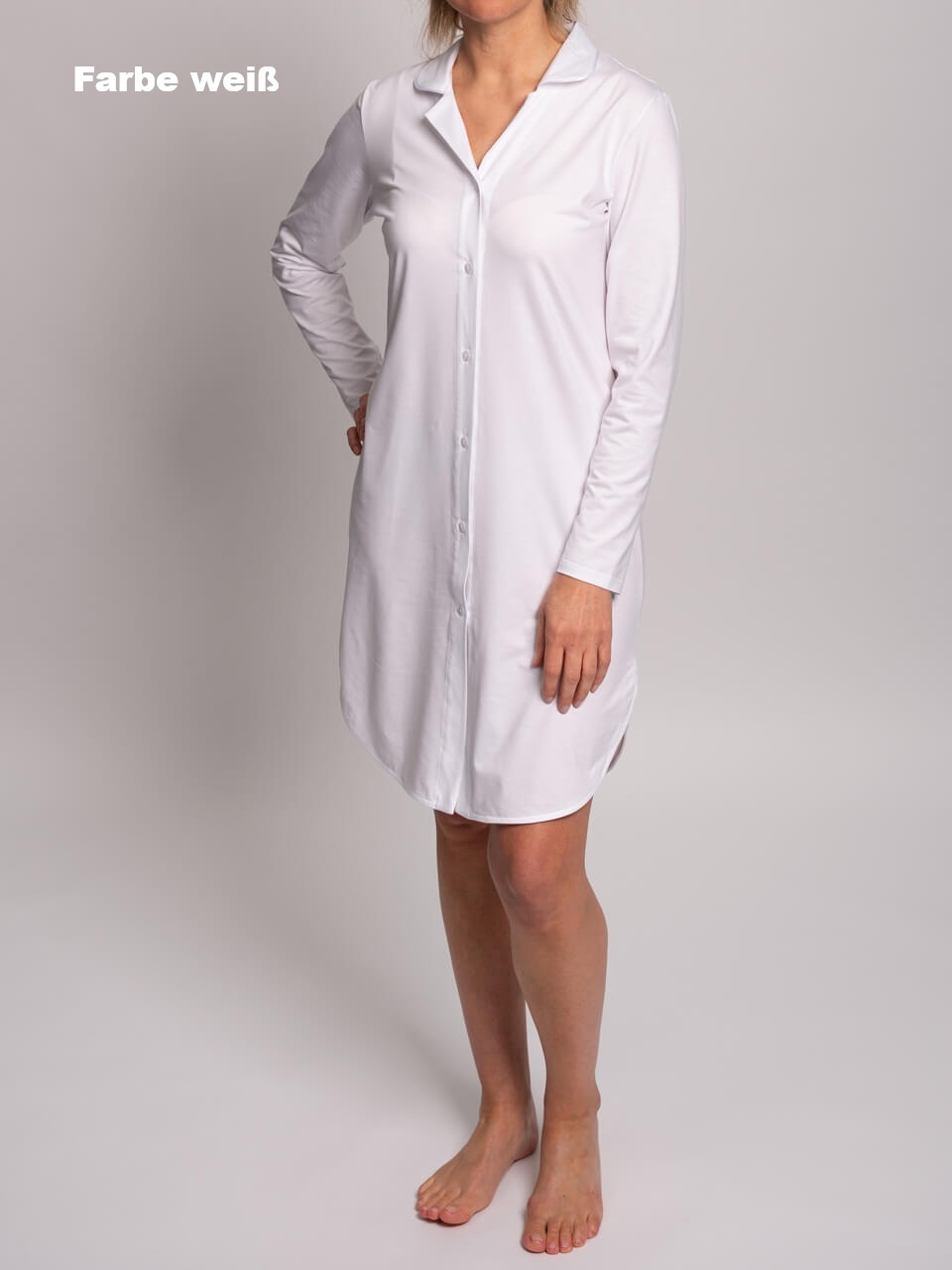 Novila Novila Damen Nachthemd Lany 8717 aus Feininterlock Jersey mit SeaCell™