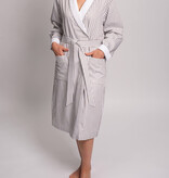 Novila   Novila Damen Hausmantel Sonja 8046 Farbe taupe Baumwolle