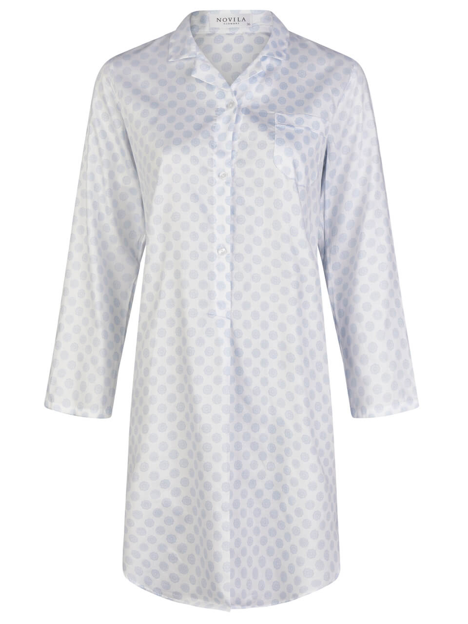 Novila   NOVILA Damen Nachthemd Miriam 8678 - Satin