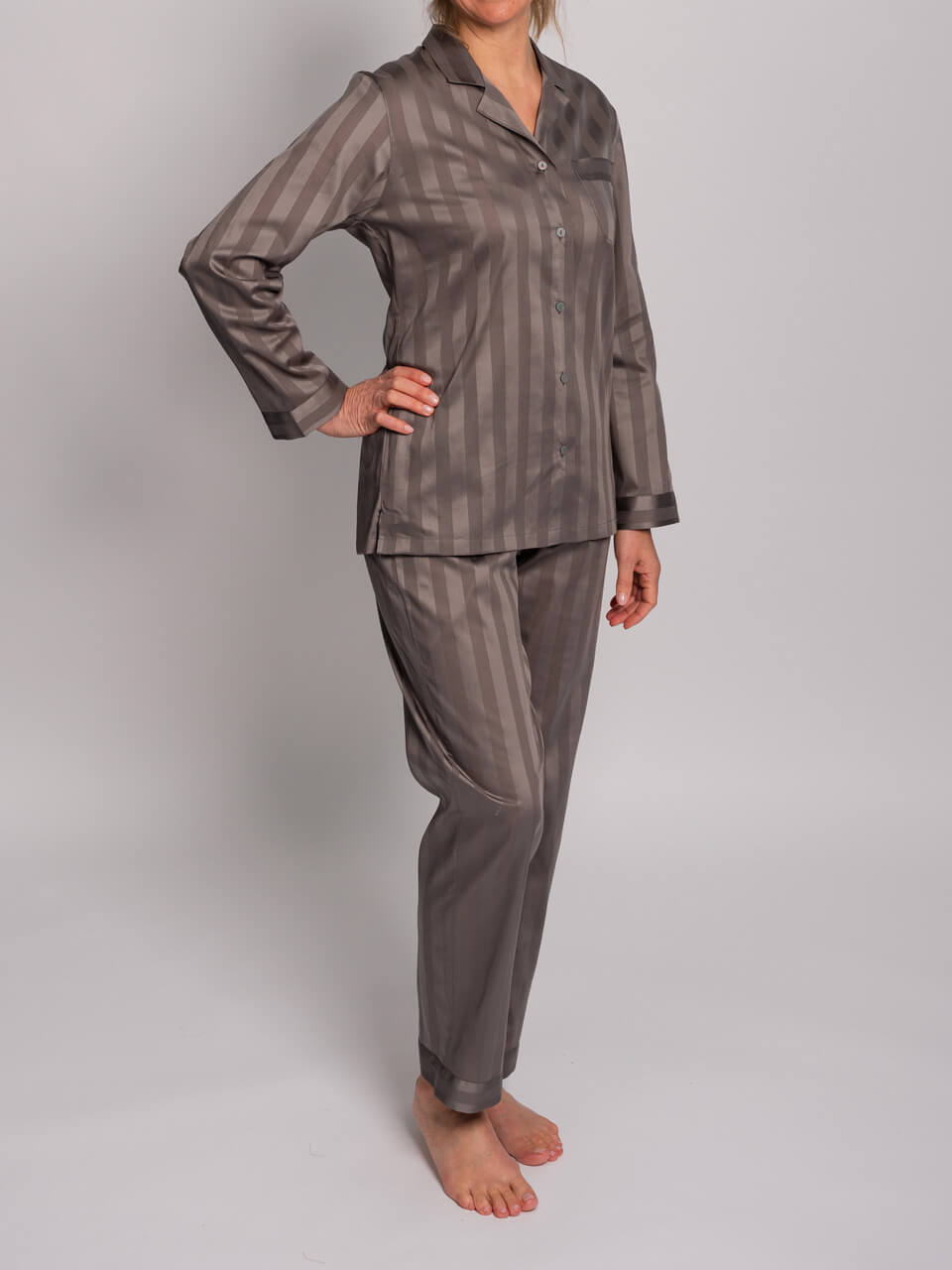 Novila  Novila Celine 8367 Pyjama Voile Satin taupe