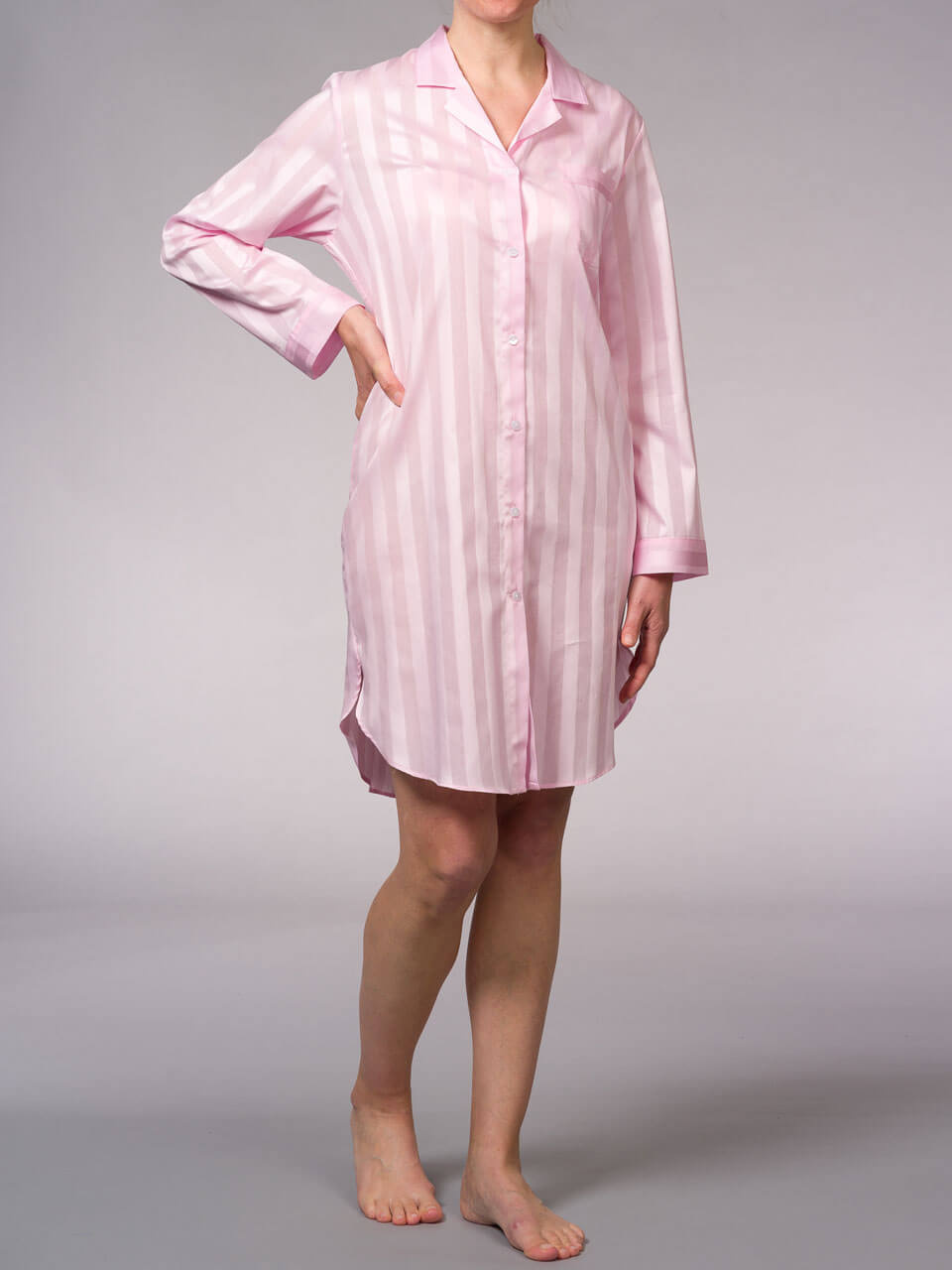 Novila Damen Nachthemd  Novila Cindy Voile-Satin