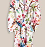 Egeria Egeria Birdy Bademantel mit Schalkragen aus Velours