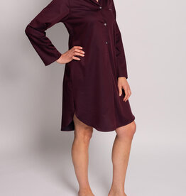 Novila Damen Nachthemd  Marlene 8586 aubergine
