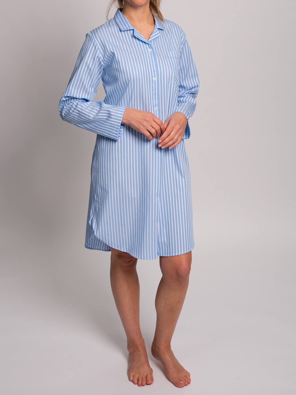 Novila   Novila Nachthemd Miriam 8046 – Damen Schlafshirt aus 100 % Baumwolle