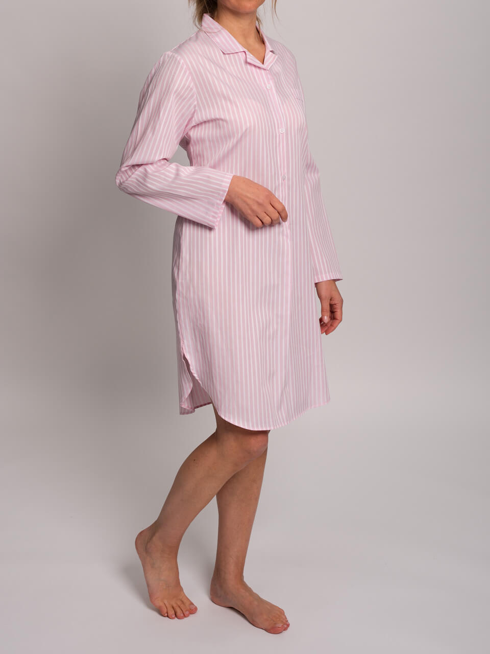 Novila   Novila Nachthemd Miriam 8046 – Damen Schlafshirt aus 100 % Baumwolle