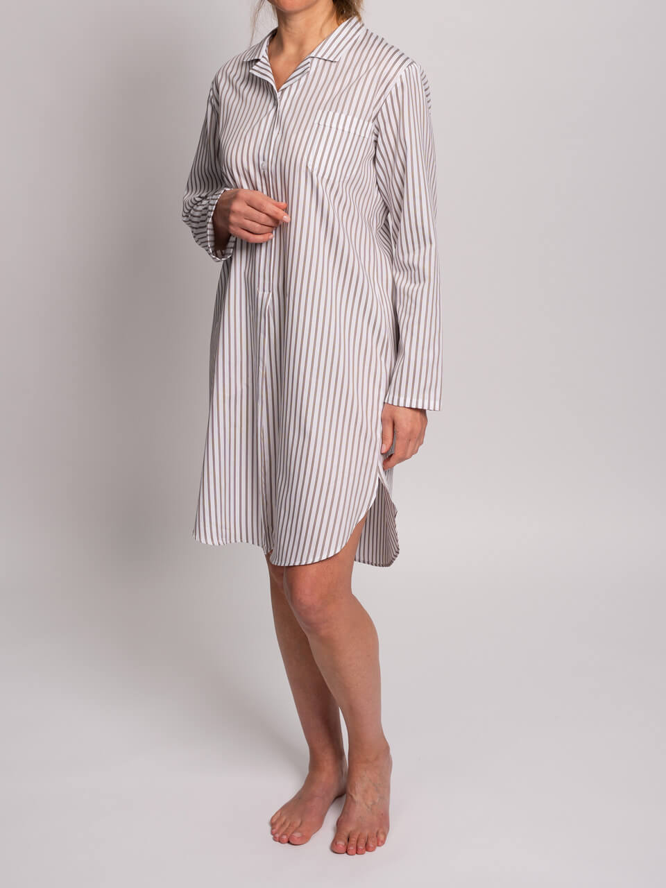 Novila   Novila Nachthemd Miriam 8046 – Damen Schlafshirt aus 100 % Baumwolle