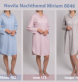 Novila   Novila Nachthemd Miriam 8046 – Damen Schlafshirt aus 100 % Baumwolle