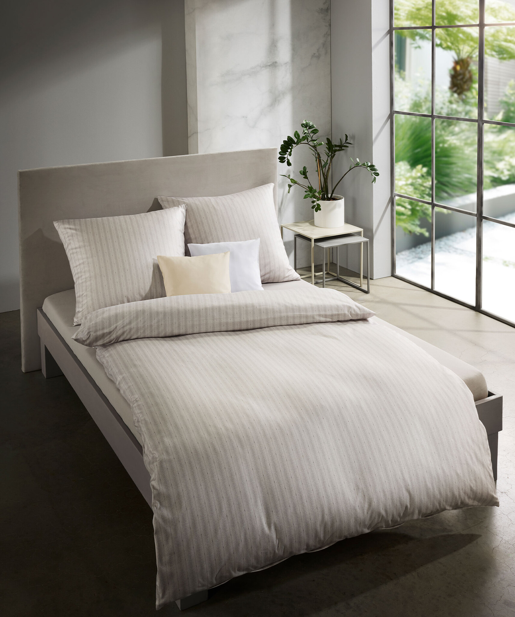 fleuresse – Hochwertige Bettwäsche Fleuresse Black Premium Bettwäsche 2026 – Interlock Jersey 74599