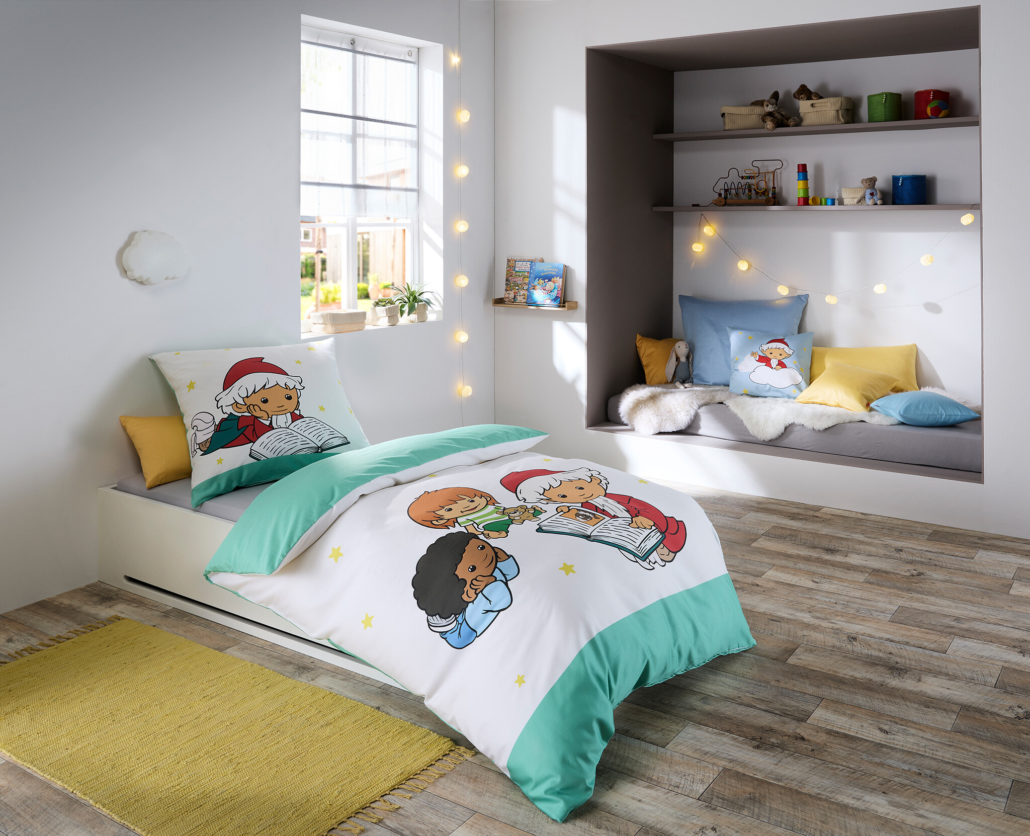 fleuresse – Hochwertige Bettwäsche Fleuresse Unser Sandmänchen Satin 114623-1