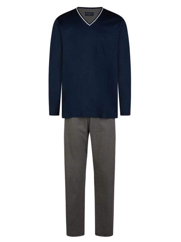 Novila    Herren Pyjama Novila Jan 8101-65 - Hochwertiger  bügelfreier Jersey