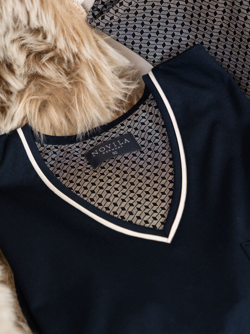 Novila    Herren Pyjama Novila Jan 8101-65 - Hochwertiger  bügelfreier Jersey