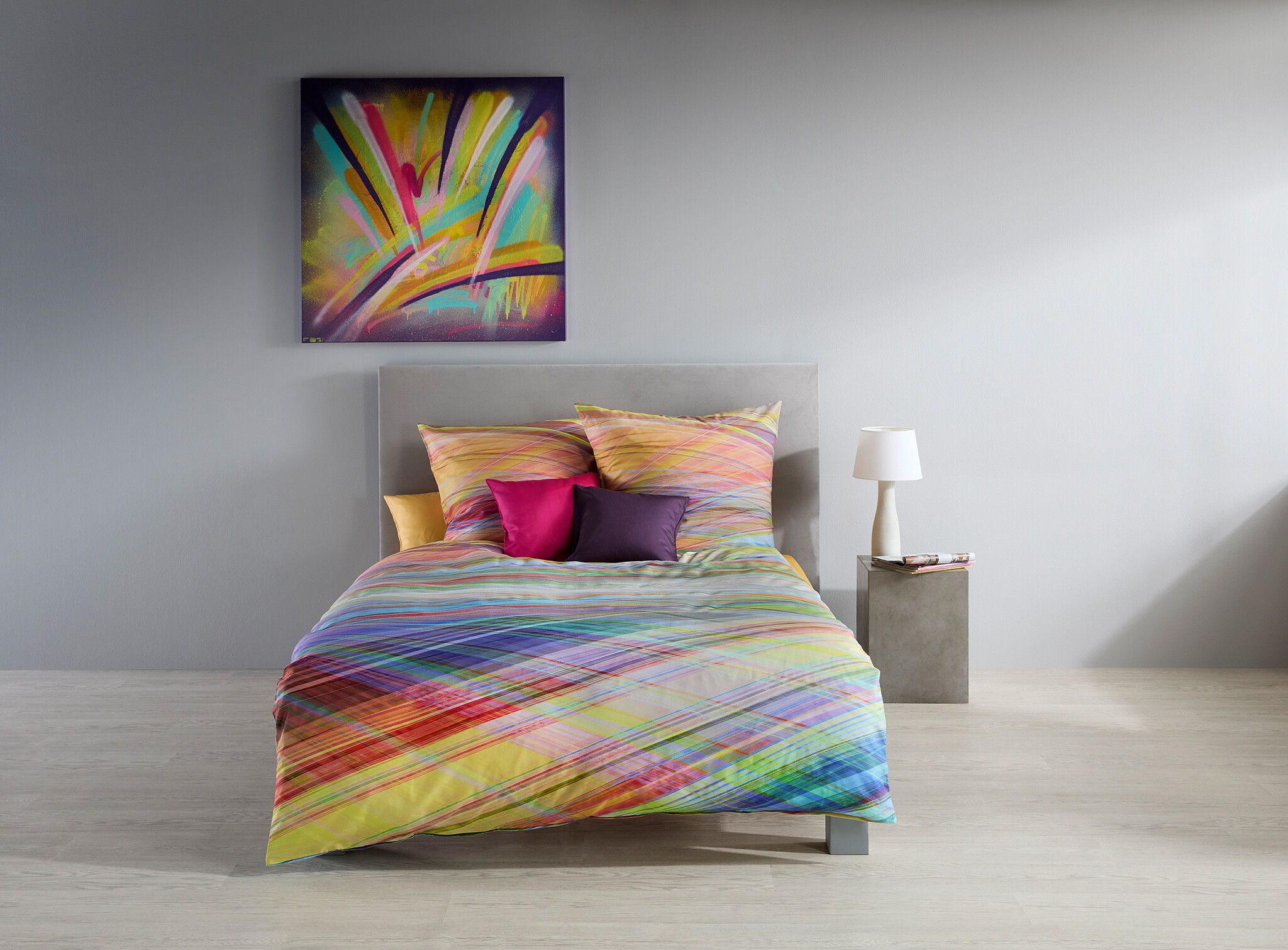 fleuresse – Hochwertige Bettwäsche Fleuresse BED ARTS F/S 2026 - Mako- Satin Bunt 115052