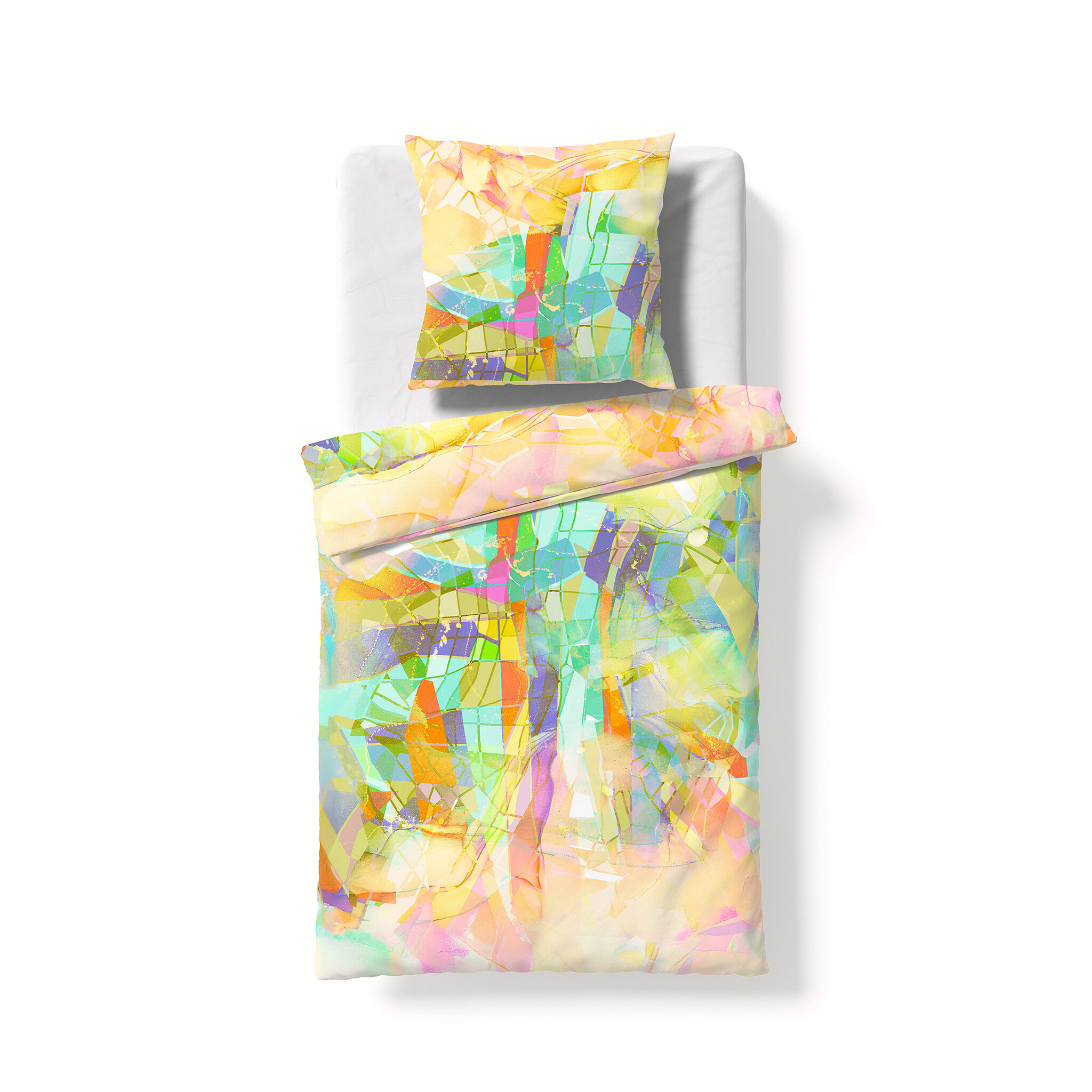 fleuresse – Hochwertige Bettwäsche Fleuresse BED ARTS F/S 2026 - Mako- Satin  Farbenfroh 115058