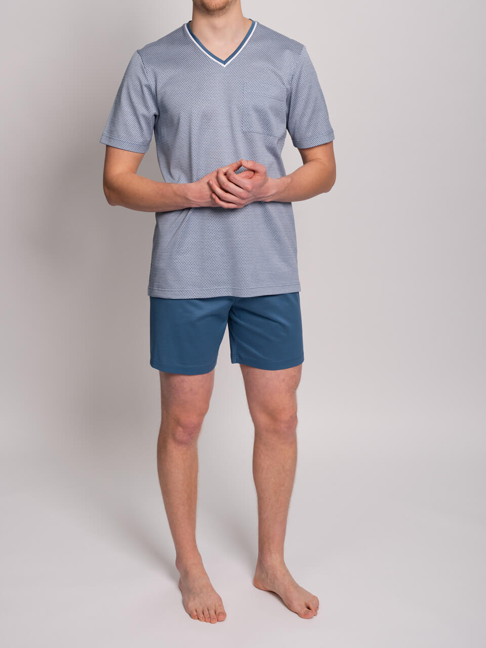 Novila Herren Pyjama kurz 1/2 Novila Sir 8104 - Größe 48-68