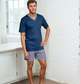 Novila  Herren Pyjama kurz Novila Jan 8105 – Eleganter Shorty Herren