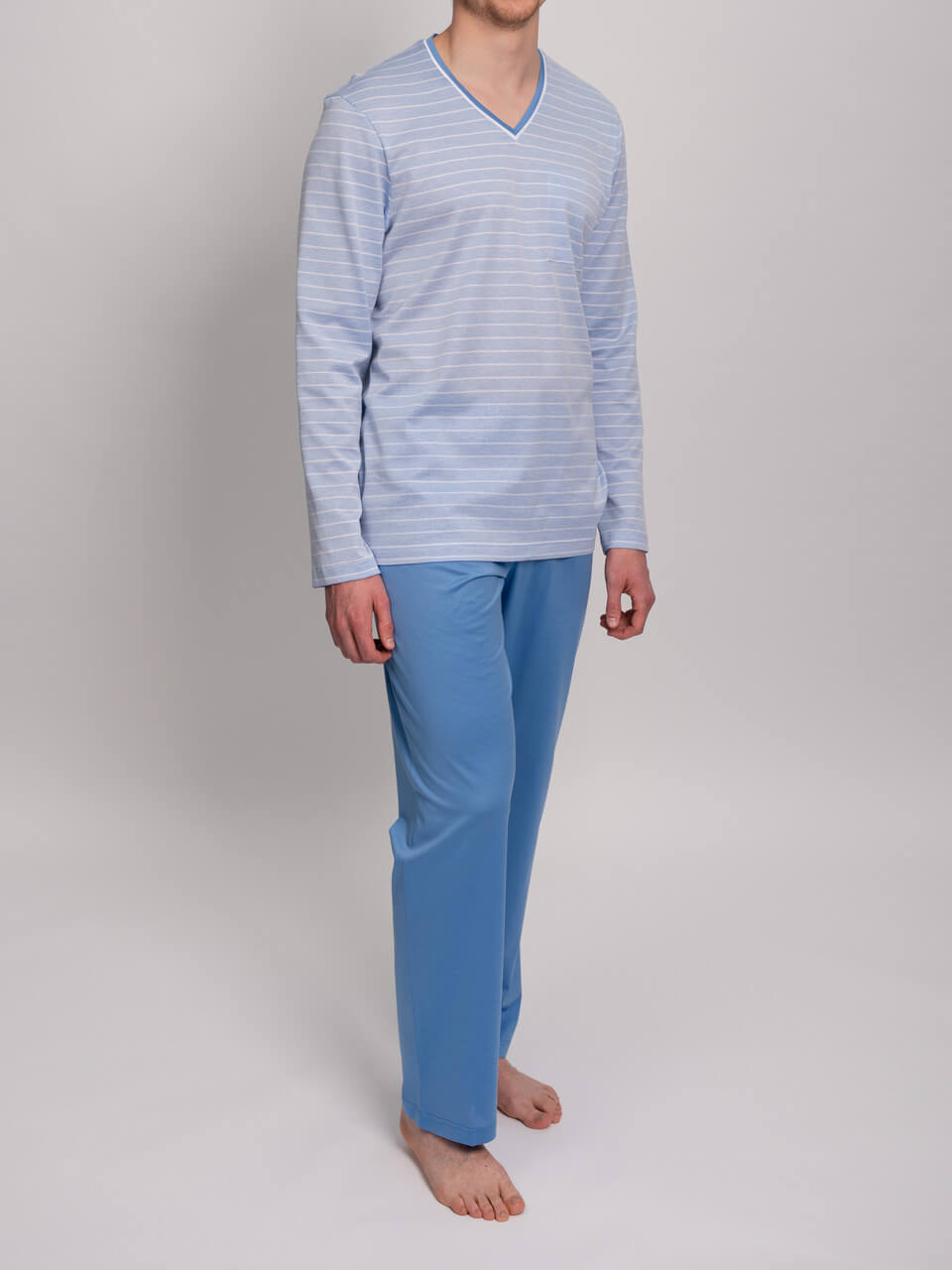 Novila Herren Schlafanzug  Gr.48-56 Novila SIR 8594/61.105.Jersey