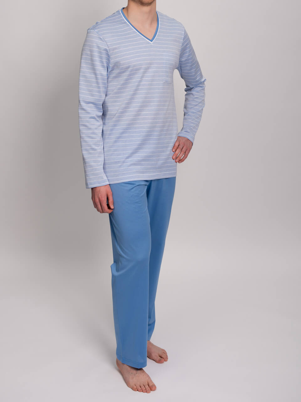 Novila Herren Schlafanzug  Gr.48-56 Novila SIR 8594/61.105.Jersey